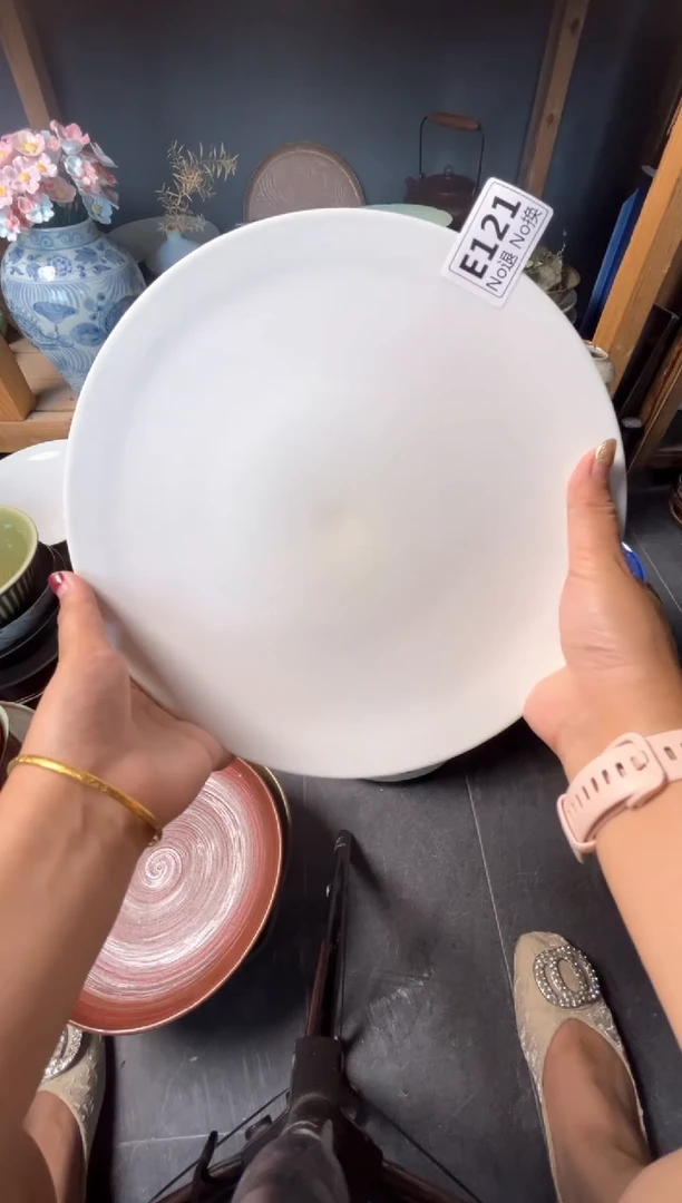 瓷片九*_e121白色直边碟福利