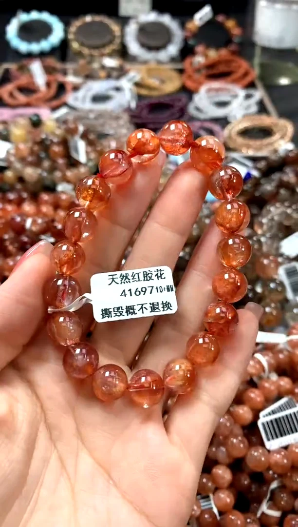 水晶珠宝半成品未镶嵌手链1+*************