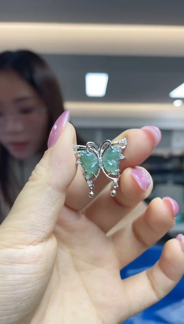 翡翠未镶嵌颈饰（多样性发一件）