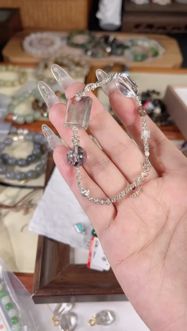 未镶嵌手链水晶多样性发货其一孤品默认微瑕