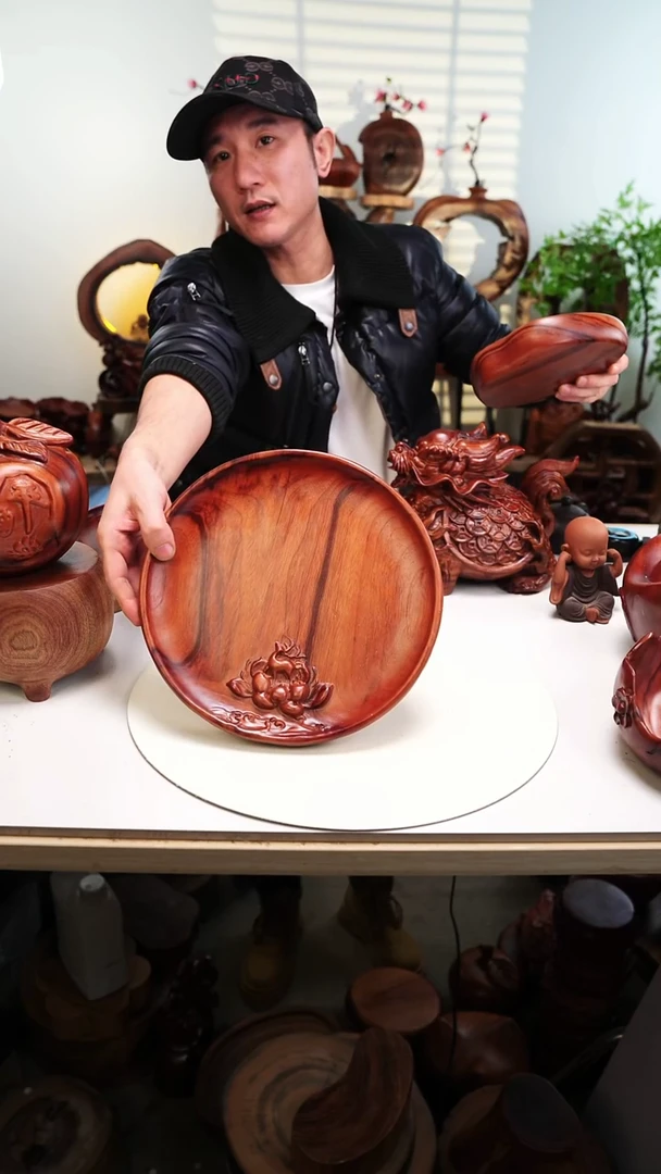 木香樟木摆件/圆盆