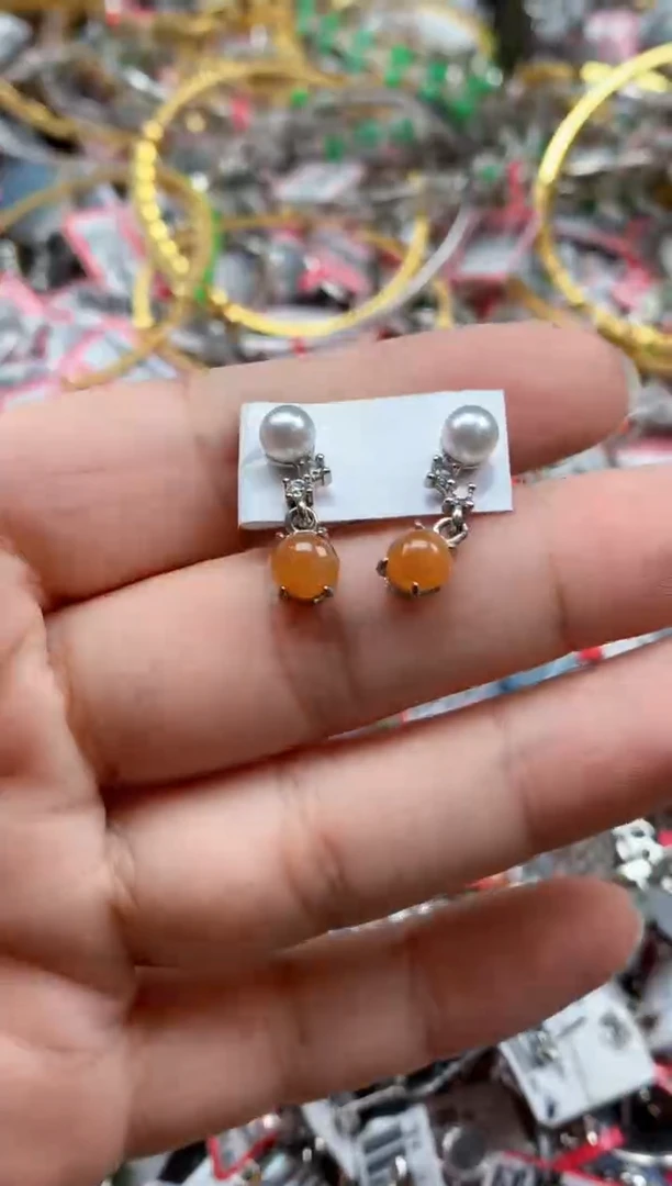 银S925镶嵌戒指翡翠天然A货缅甸翡翠