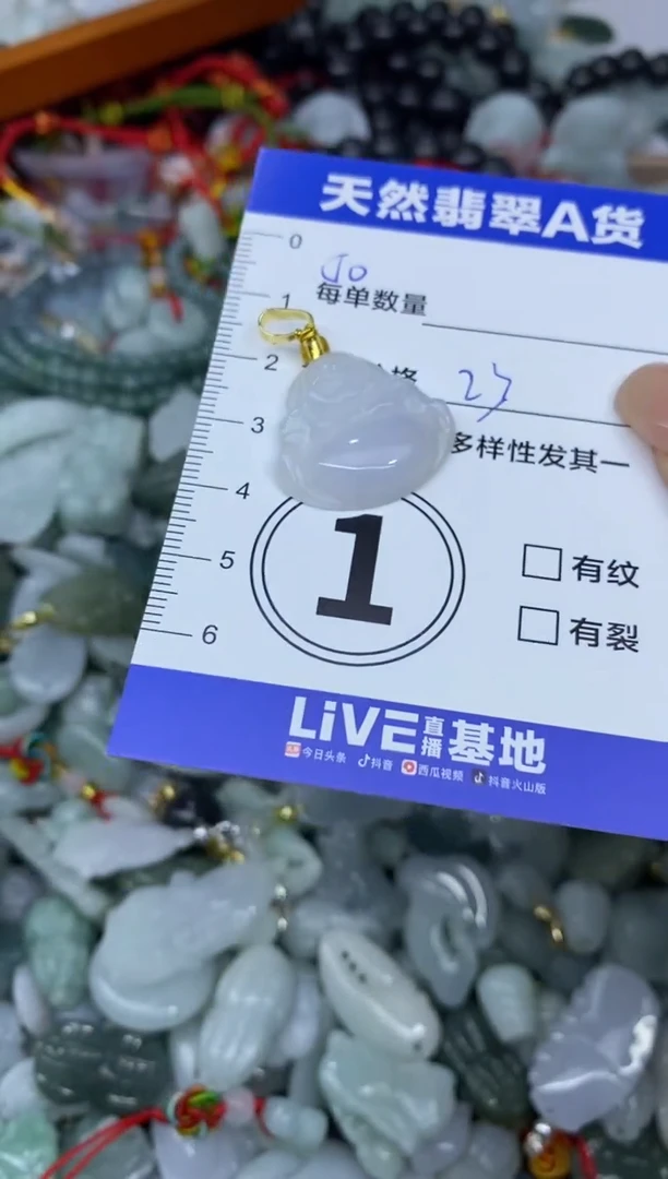 颈饰未镶嵌翡翠天然翡翠A货批量多样性发一件