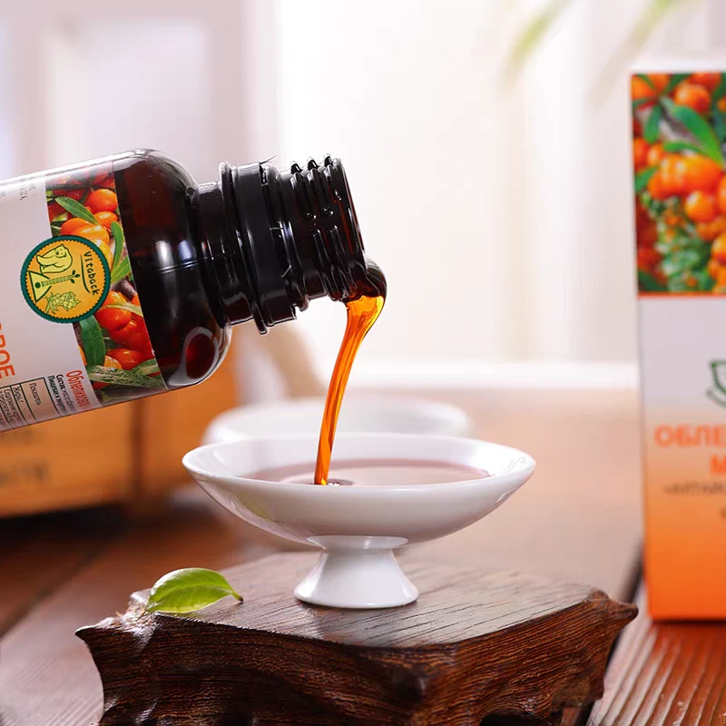 俄罗斯原装进口沙棘油沙棘果油vc 原浆沙棘籽油原浆沙棘野生沙棘