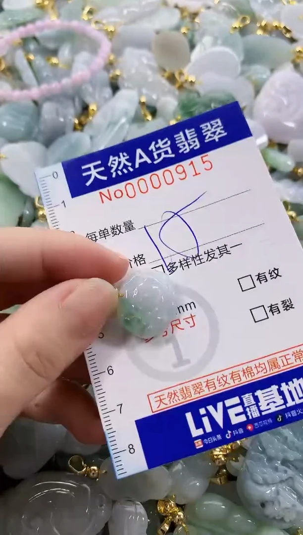 颈饰未镶嵌翡翠天然A货翡翠