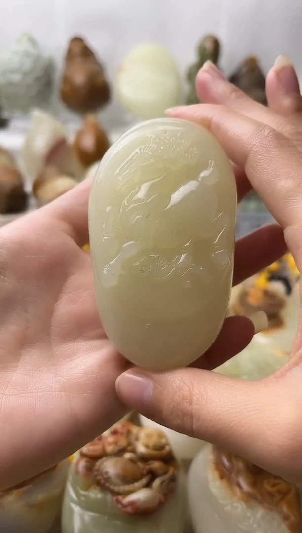 石材古青石棉纹正常不退换羊