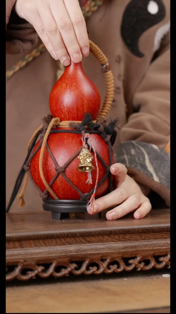 218号精品天然大漆酒葫芦一物一拍~