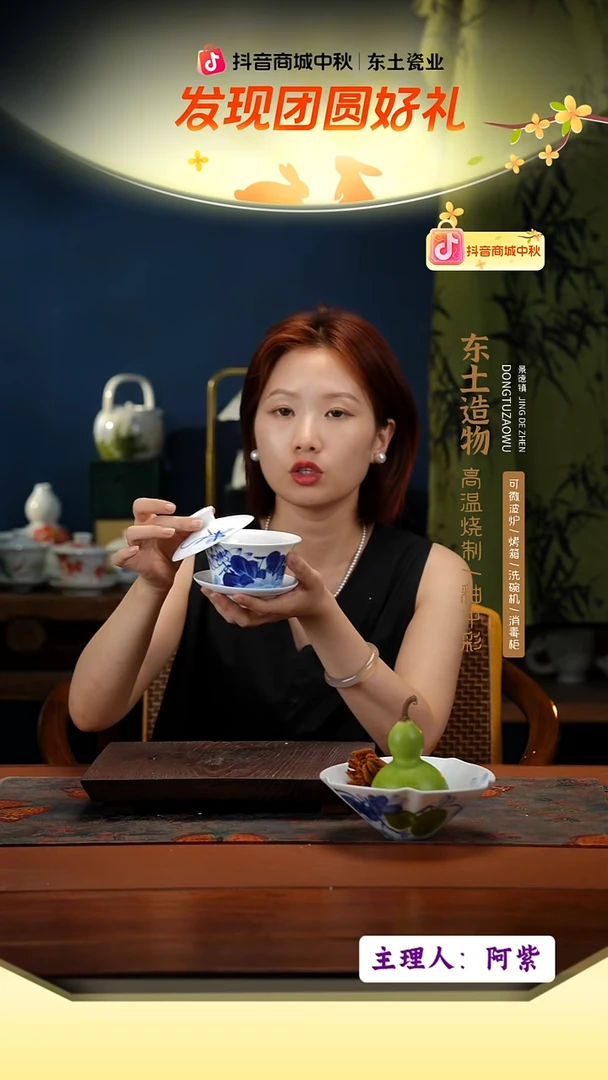 陶瓷景德镇高温釉中彩餐具（无毒无铅无镉）
