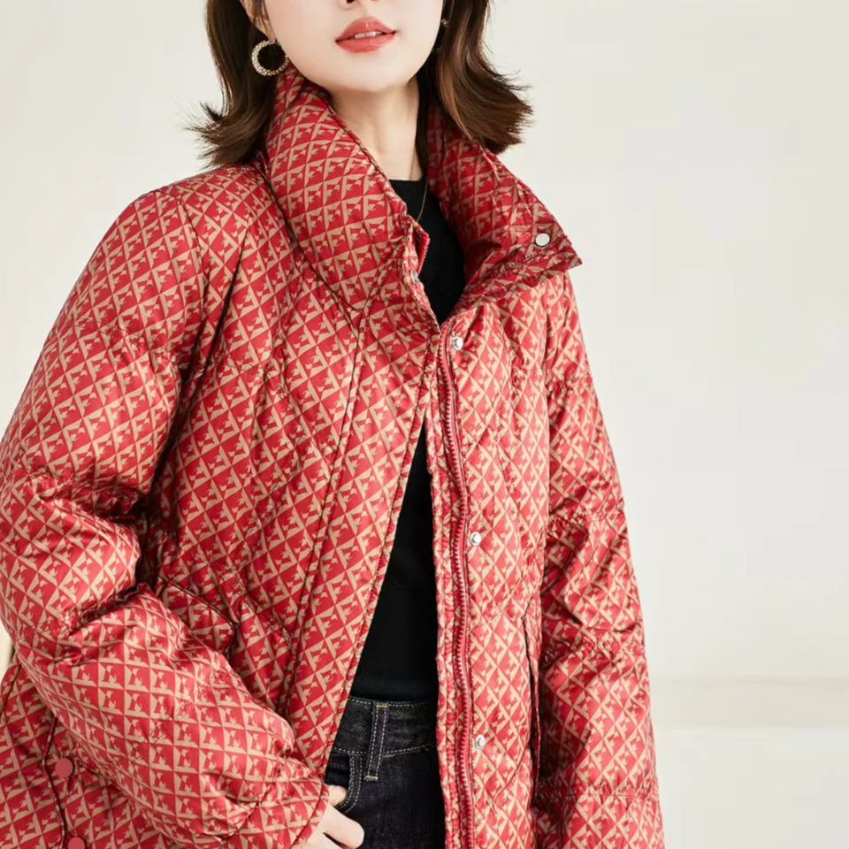 2025新款原版加厚满印显瘦羽绒服【ZF-R009+ZF-R018+ZF-R010】