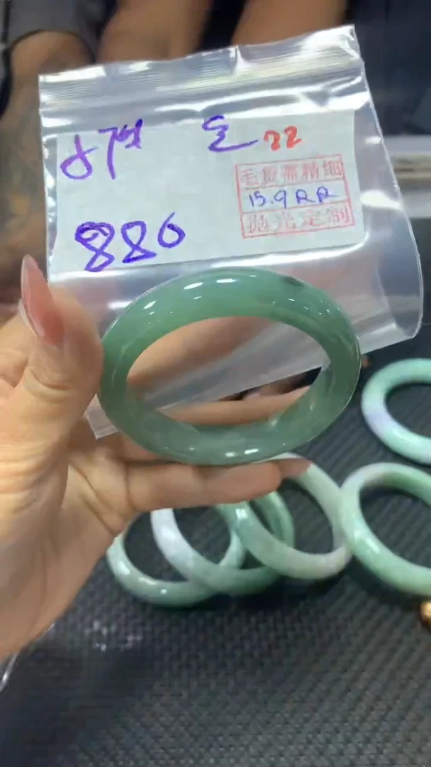 未镶嵌定制翡翠22毛货需精细抛光定制+多样性发1+880