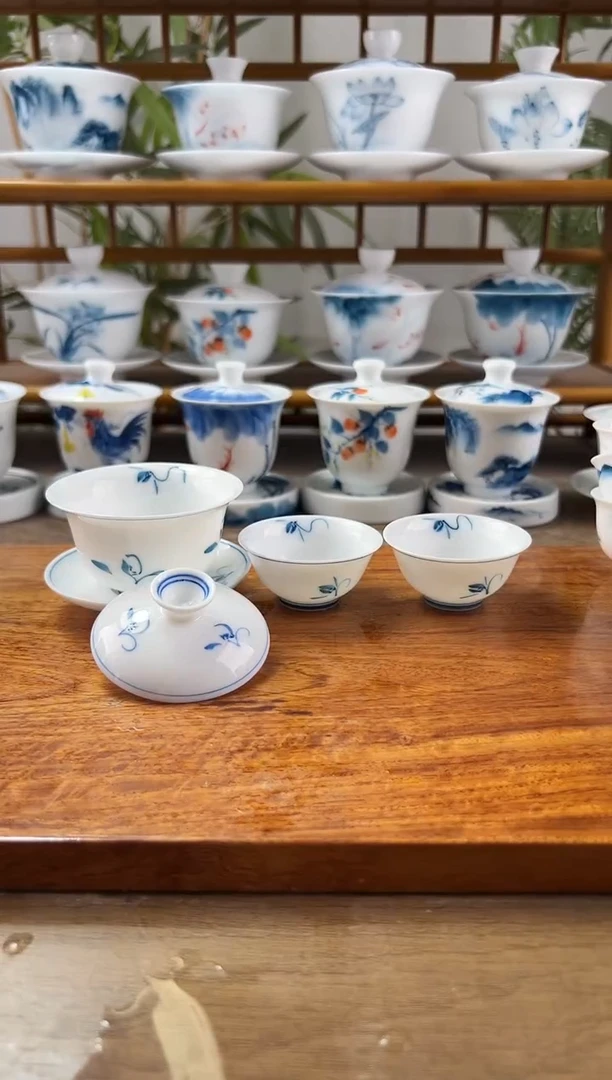 全品玉兰80ml三才+小玉兰杯2个