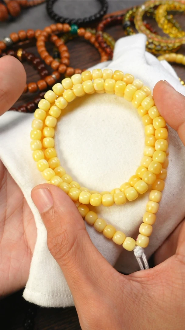 【闪购商品】蜜蜡手链未镶嵌2482/6.5mm红标