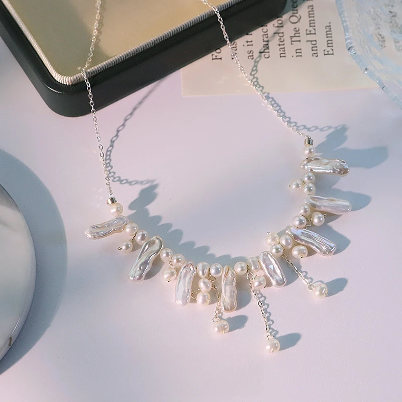 21cm(含)-50cm(含)铜合金女坠链素款仙女锁骨链