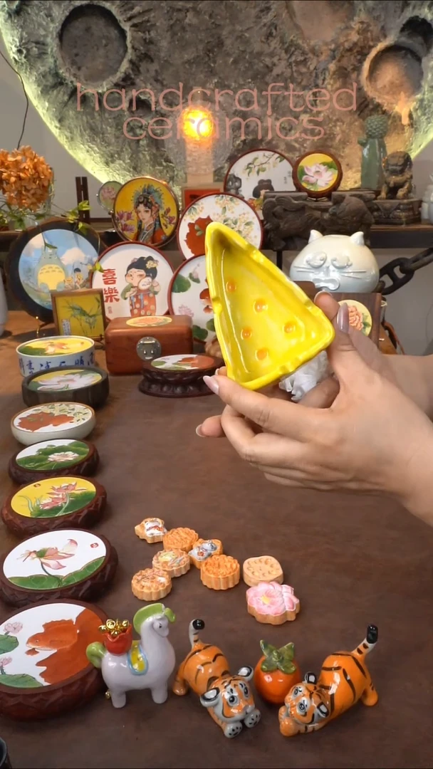 瑕疵手工陶瓷摆件陶瓷
