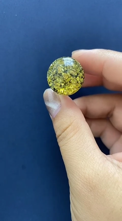 未镶嵌琥珀裸石戒指