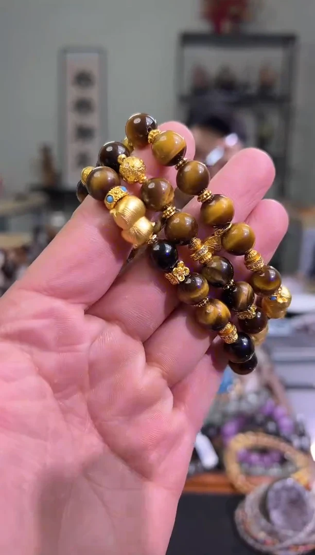 【闪购商品】木变石（虎睛石）手串未镶嵌虎眼石DIY（多样性发其一）