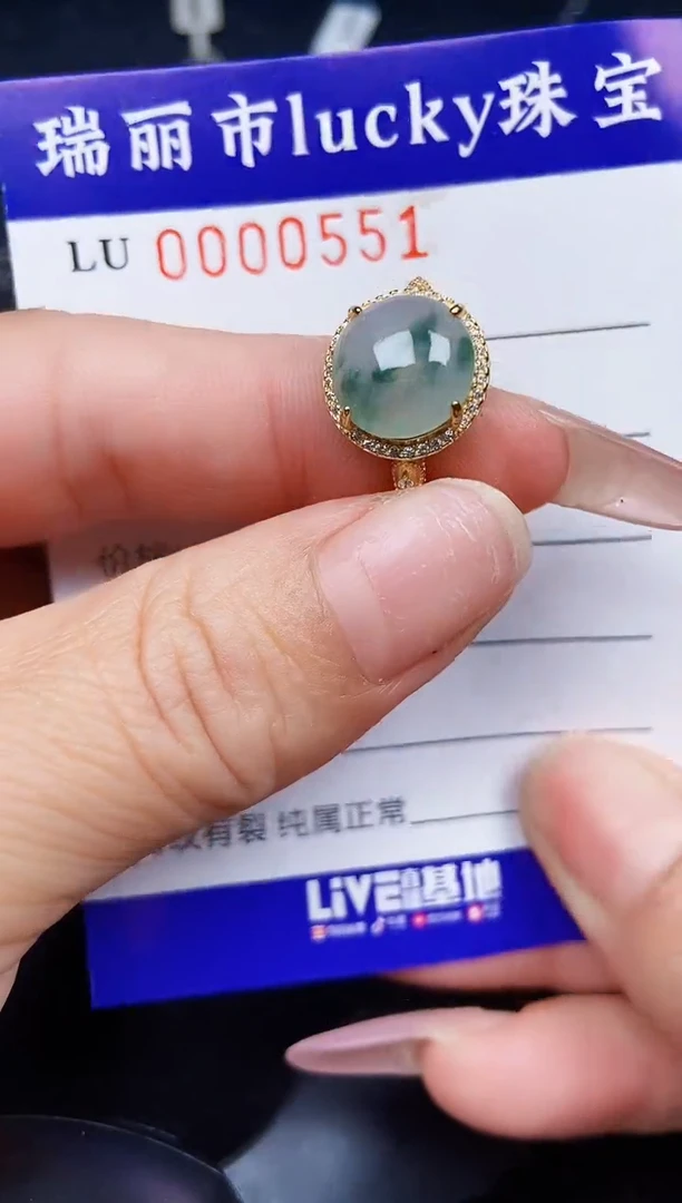 翡翠银S925镶嵌颈饰0551