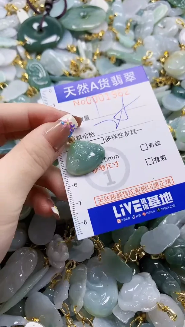 颈饰未镶嵌翡翠天然A货翡翠