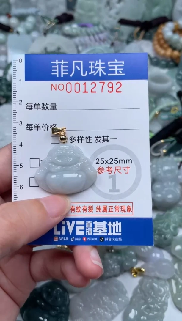 颈饰未镶嵌翡翠12792