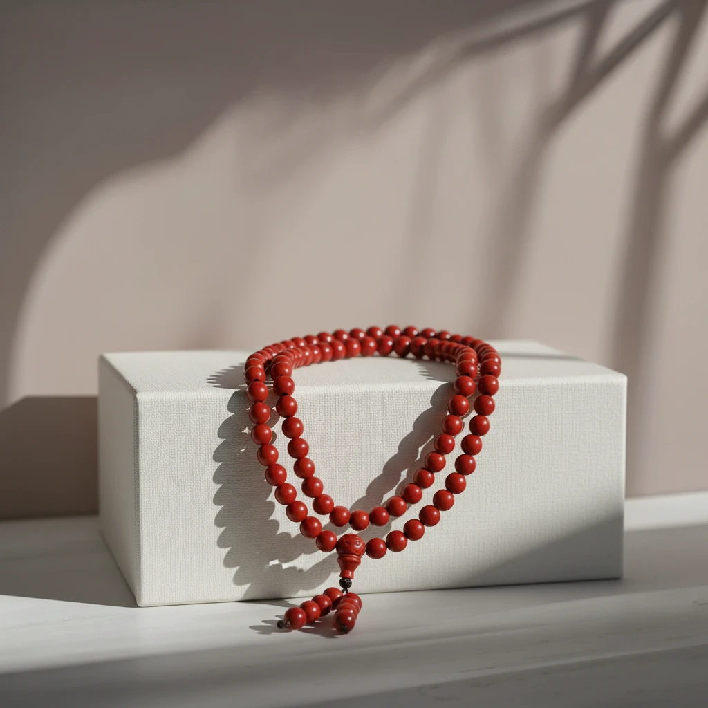 天然辰砂素圈带葫芦朱砂多圈657【全新带礼袋发货】