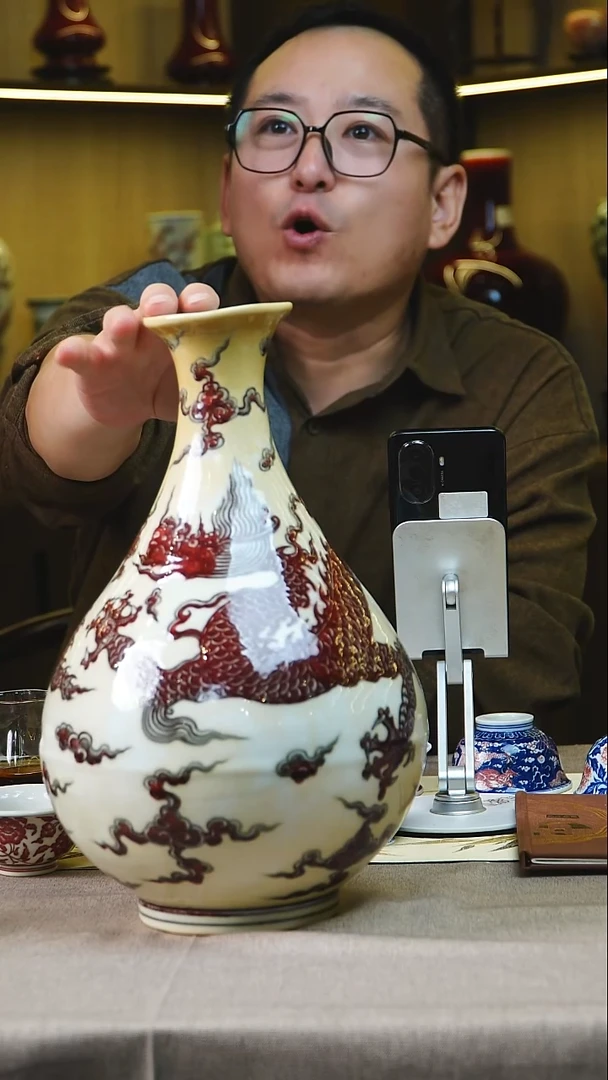 瓷片顾*忠景德镇毛仔柴窑杯