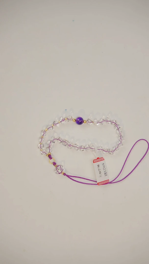 【闪购商品】水晶手链银S925镶嵌手链