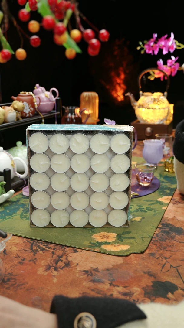 【闪购商品】植物蜡烛4小时100颗茶蜡烛