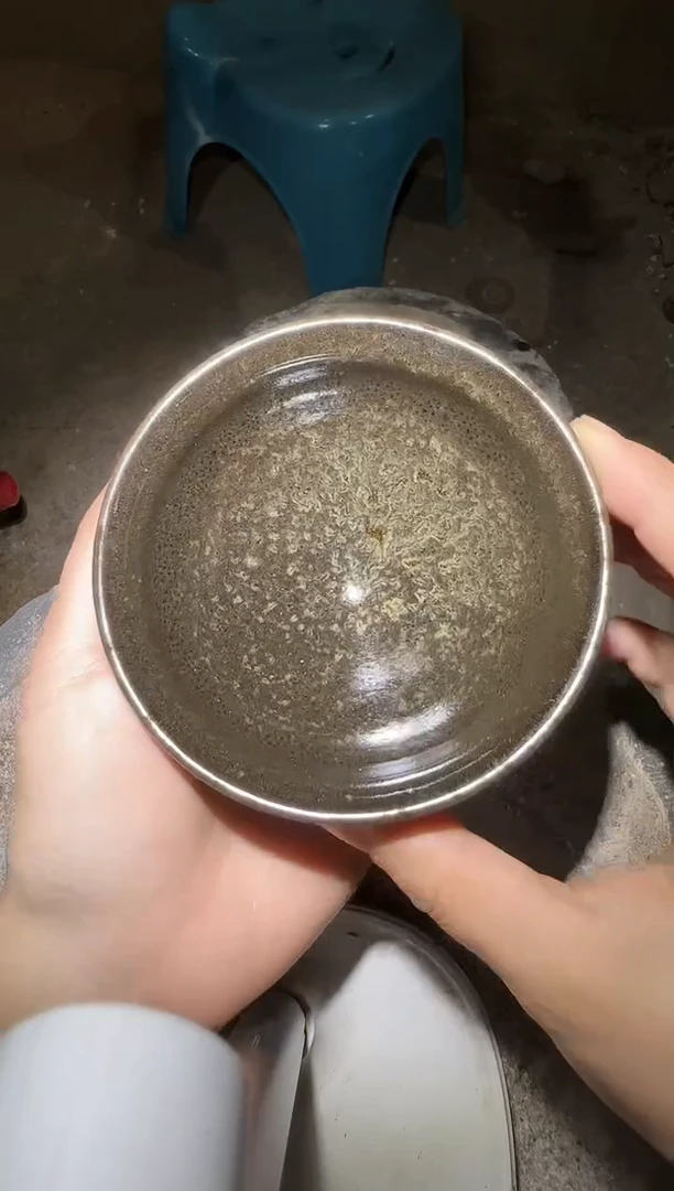 茶盏长聚龙窑李希老师开窑现场28
