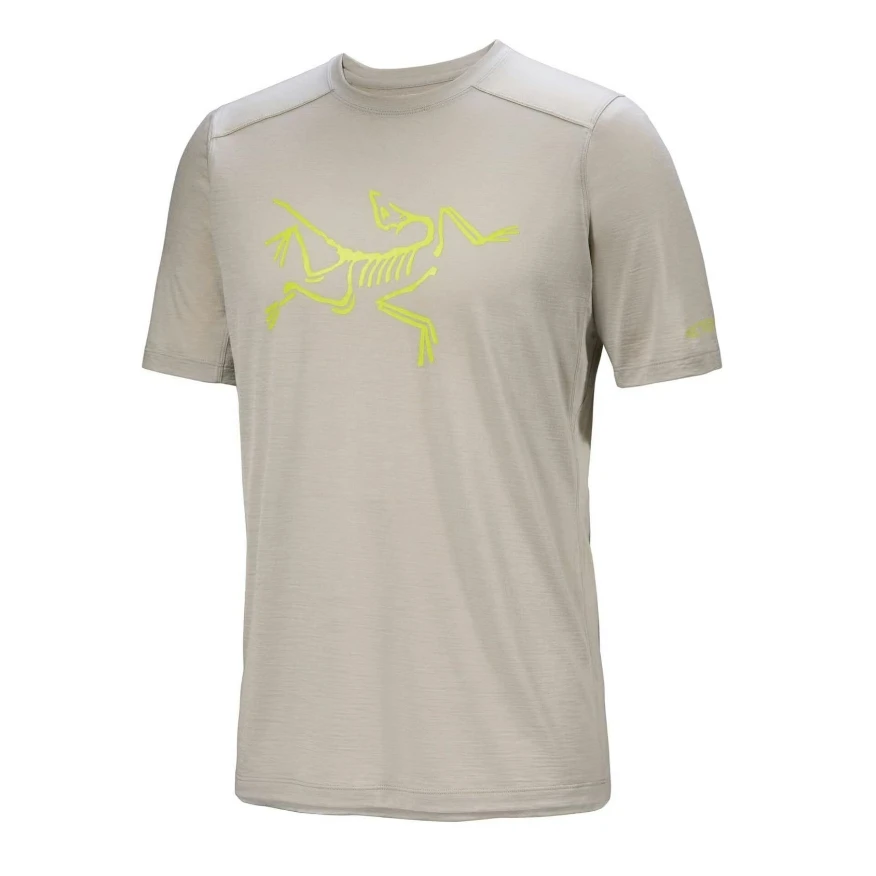 ARC'TERYX/始祖鸟 男士IONIA LOGO 美利奴羊毛大鸟标短袖T恤