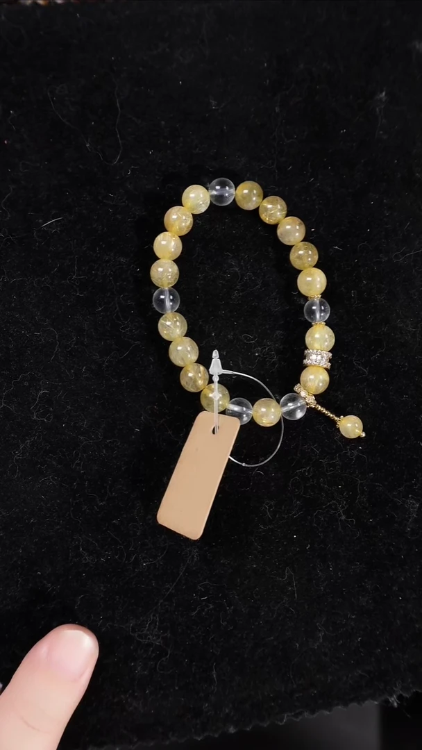 未镶嵌手链发晶金发手链