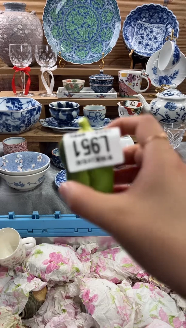 瓷片豆*     L951