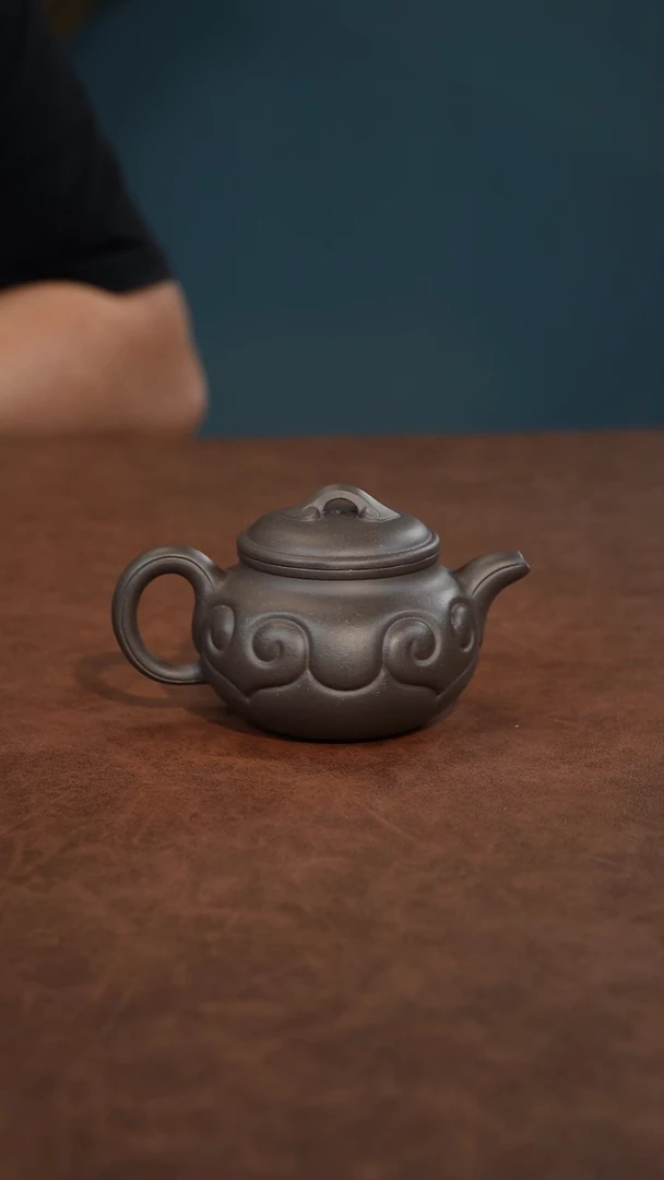 茶壶紫砂呢天青如意