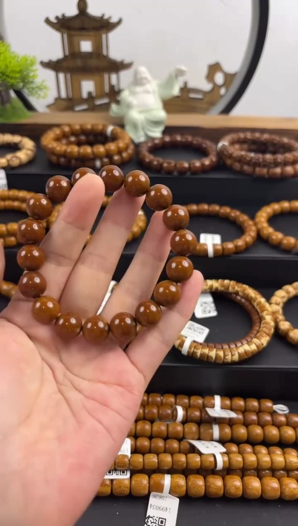 紫金鼠手串时*紫金鼠精品油核圆珠12