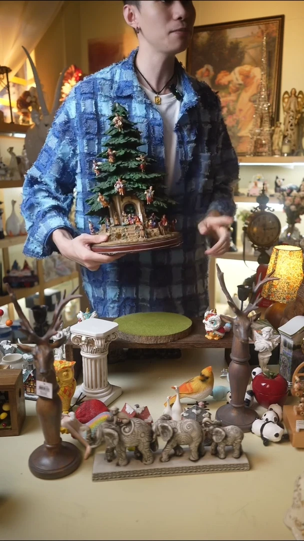 默认微瑕高端树脂陶瓷摆件Y