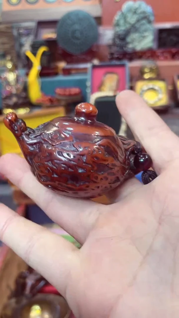 【闪购商品】蜜蜡珠宝奇石未镶嵌把把壶