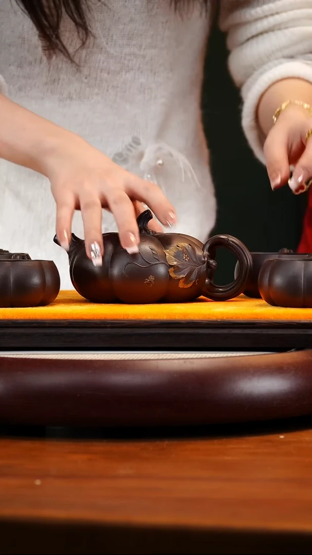 GJF69紫泥七瓣南瓜套组370cc四杯