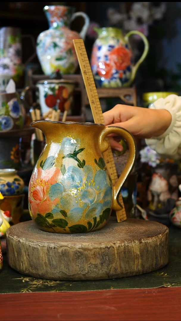 陶瓷164景德镇手工手绘釉下彩