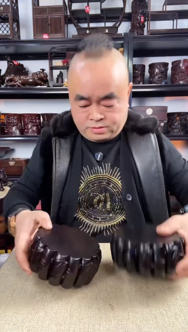 木老李红木工艺品38瑕疵