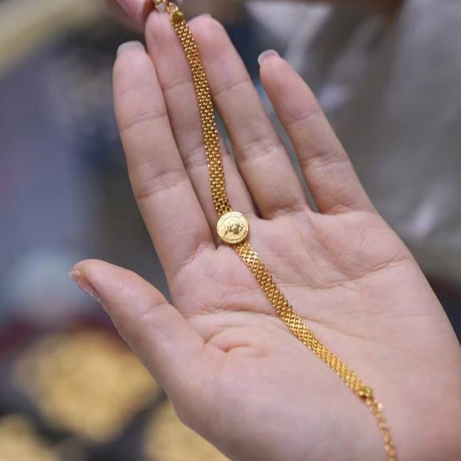 【巧玲专属】足金999女王牌手链 经典时尚百搭 7.81