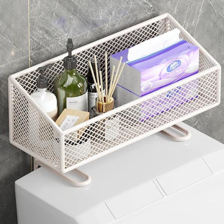 洗手间马桶上方多功能超强实用墙上置物架可高效利用空间的马桶收
