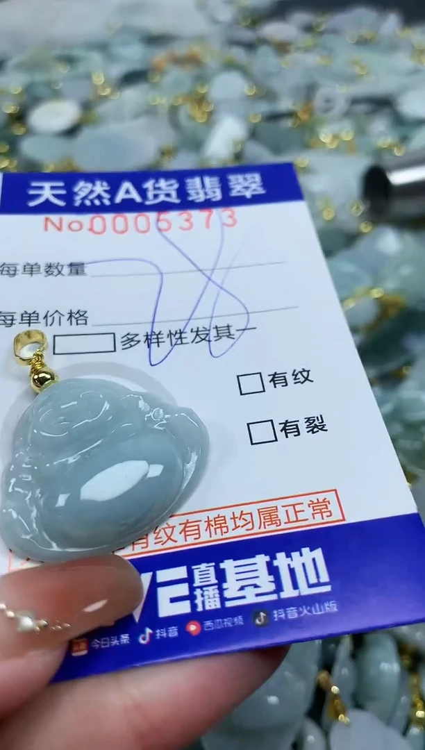 颈饰未镶嵌翡翠天然A货翡翠