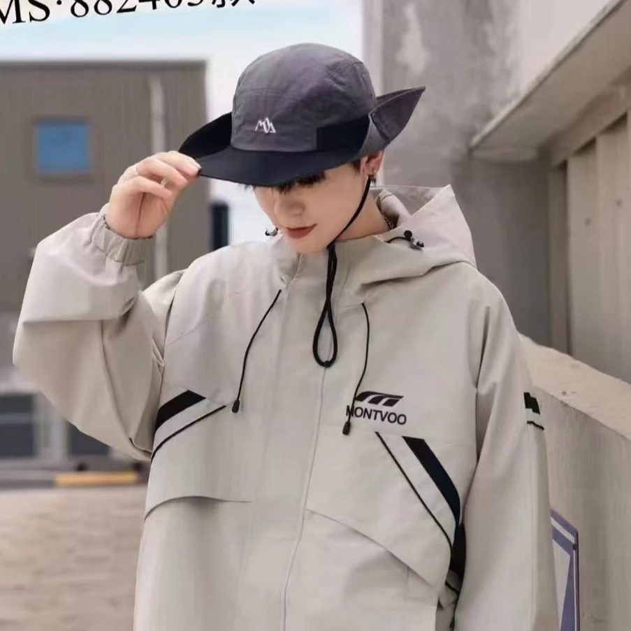 安字母m男童加绒外套