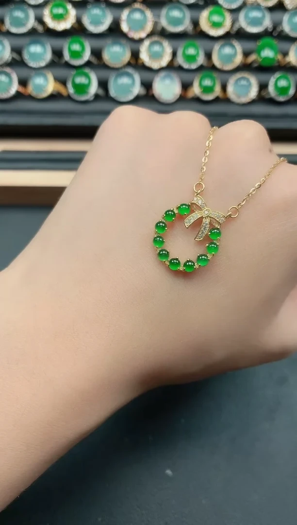 翡翠戒指银S925镶嵌11111