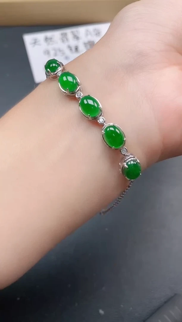 银S925镶嵌戒指翡翠111111