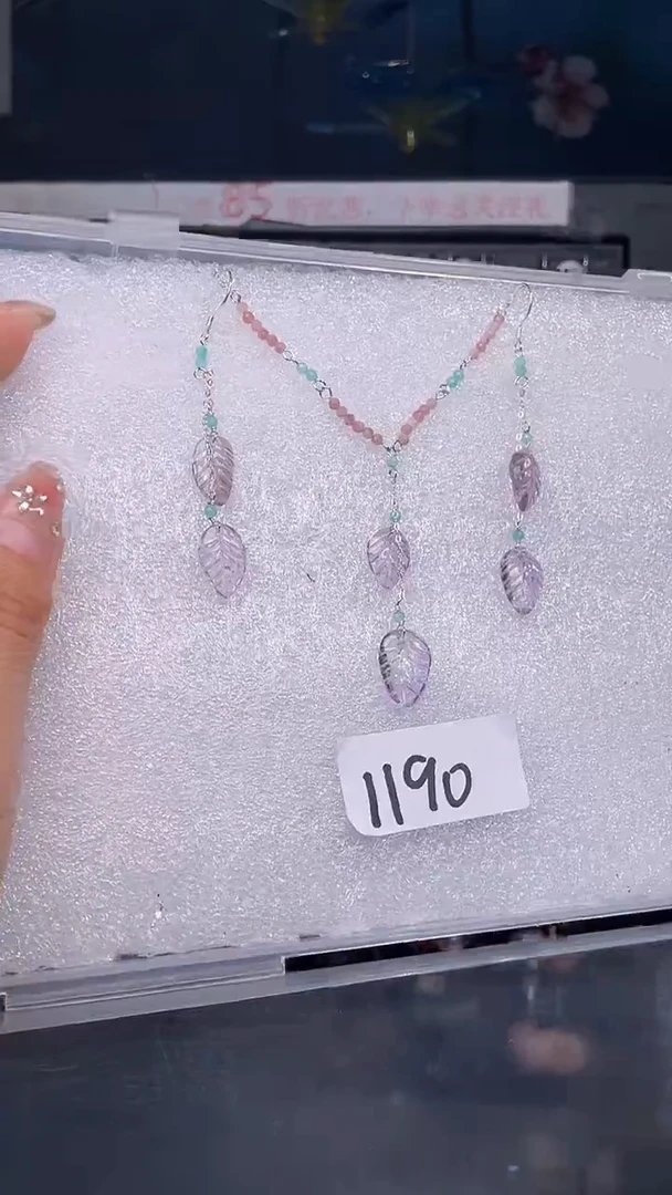 银S925镶嵌耳饰紫晶喜欢拍