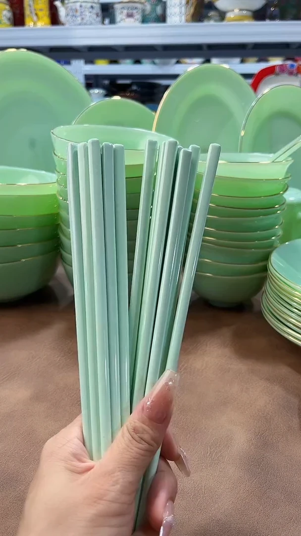 玉瓷景德镇陶瓷筷子10双