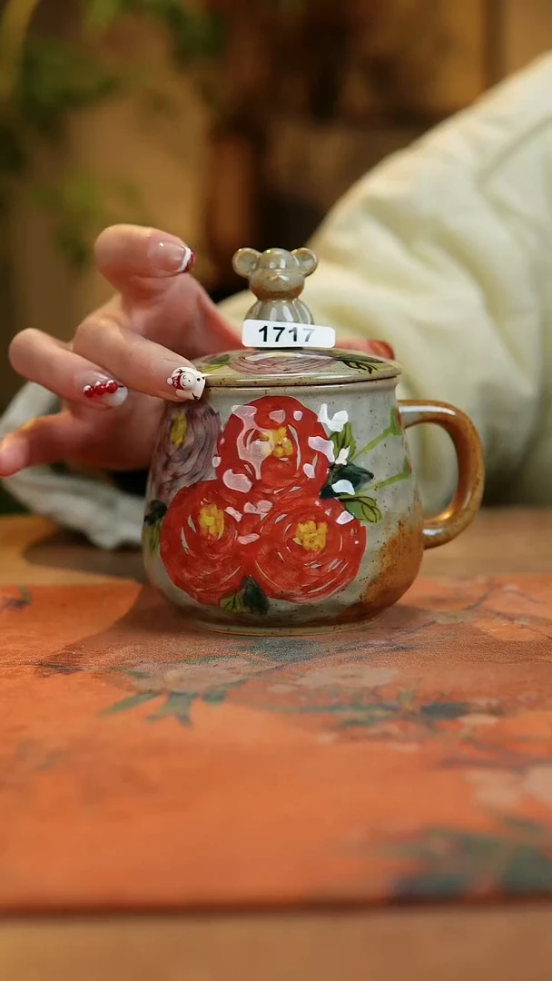 【闪购商品】瓷片1717景德镇手工手绘釉下彩高温瓷