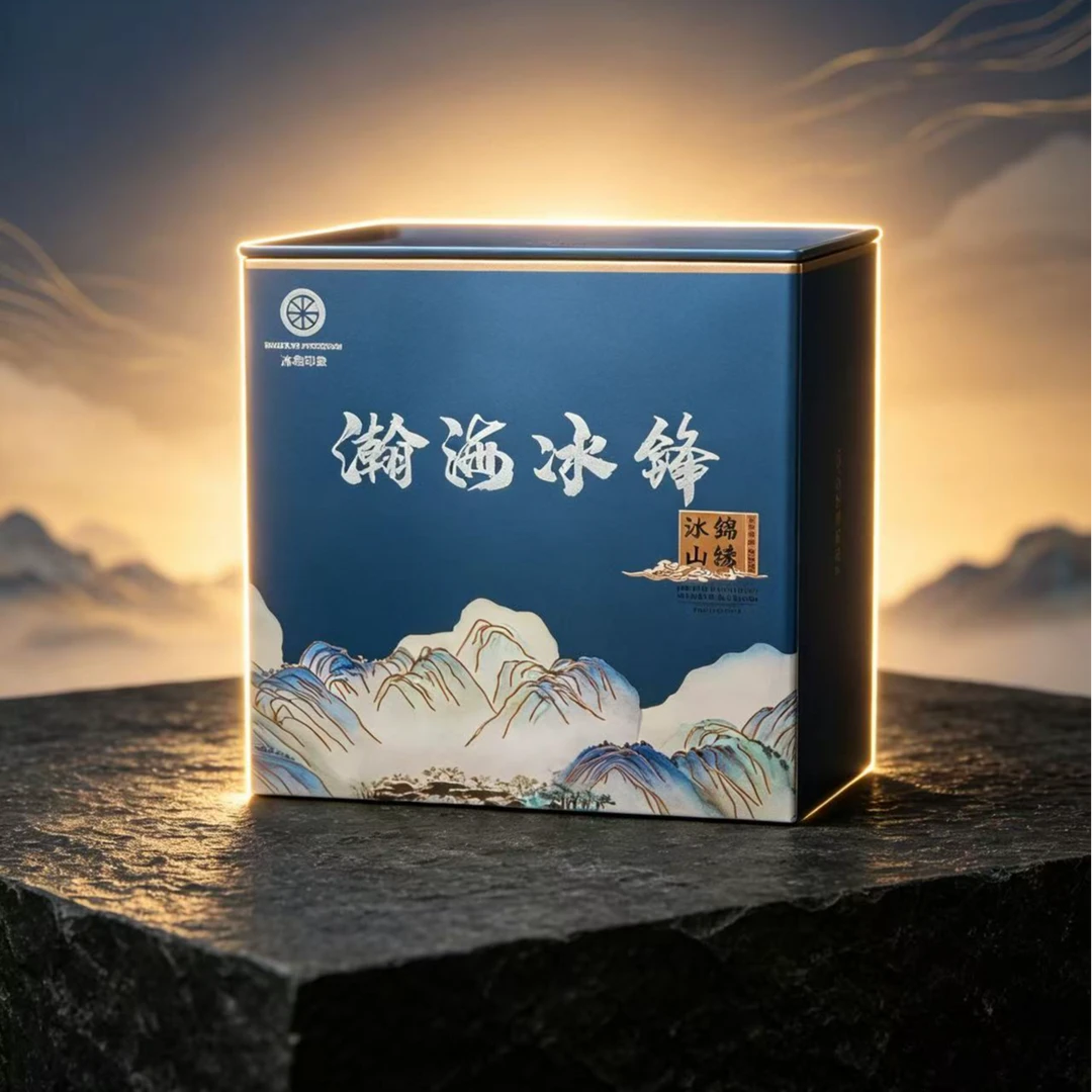 冰岛印象—2021年(瀚海冰鋒)冰岛地界{古树}龙珠240g*1罐【生茶】