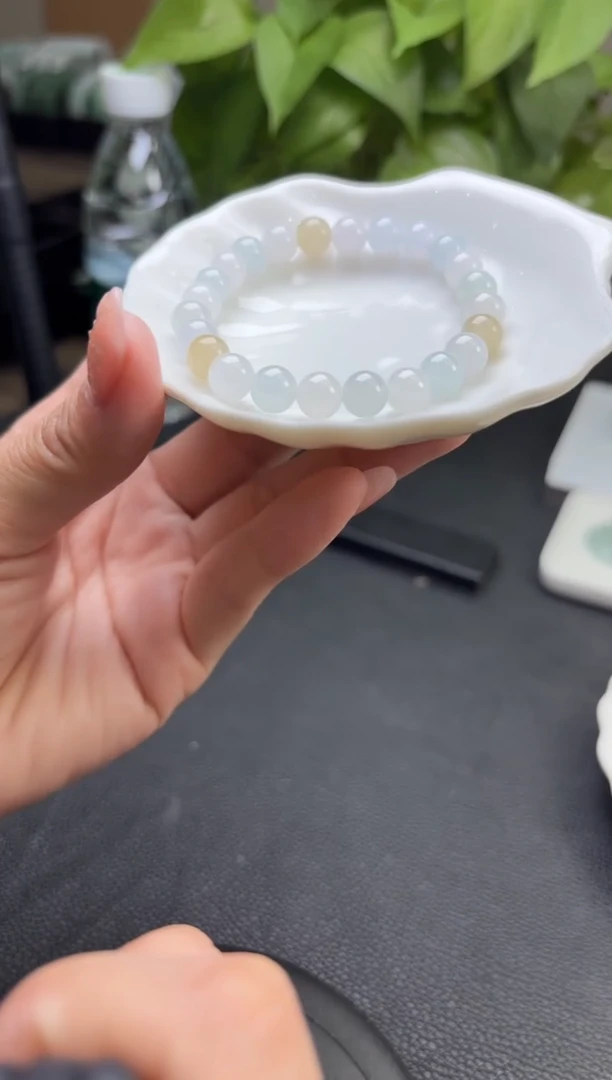 未镶嵌挂件翡翠发一件手串281