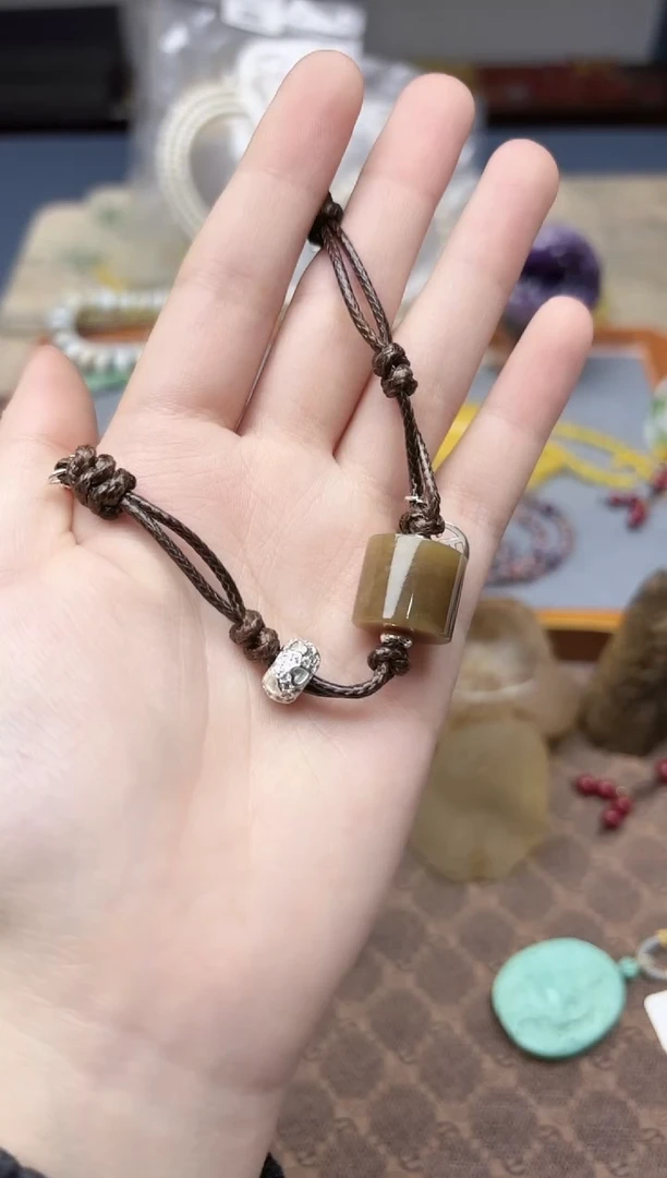 未镶嵌和田玉挂件和田玉手绳